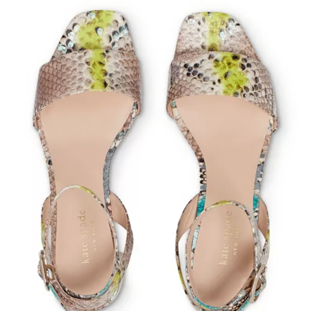 NWT Kate Spade Lucia Lemon Sorbet Sandals